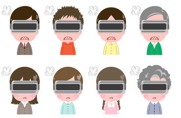 VRセット　怒る