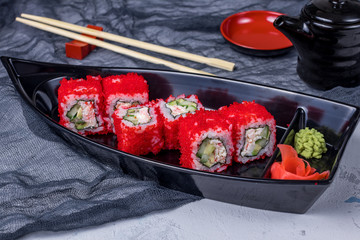 California roll with crab