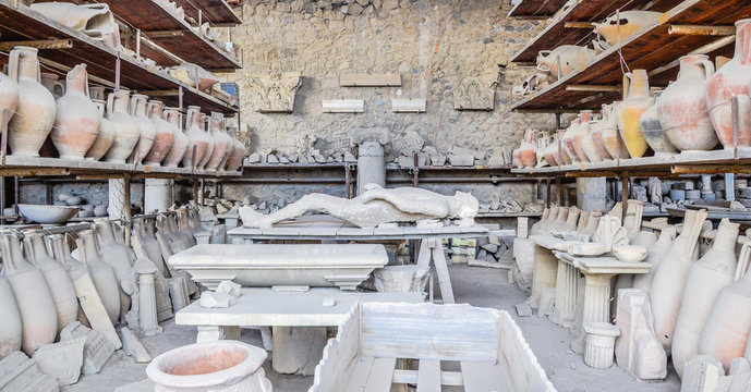 Scavi Pompei - Deposito
