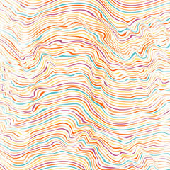 Abstract background - striped chaotic waves