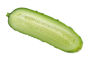 Cucumber vegetable on white