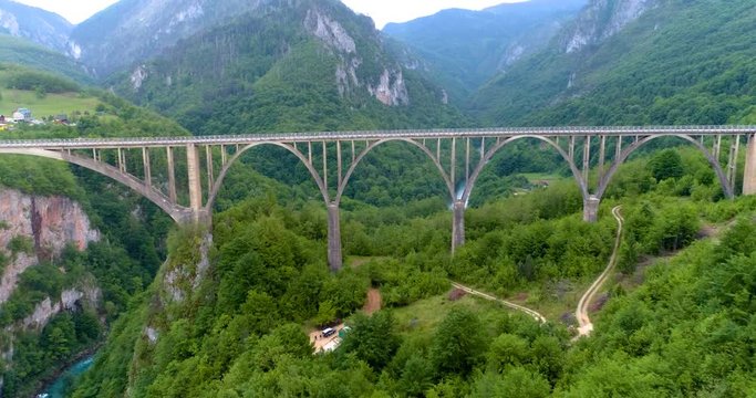 Djurdjevic Bridge is a concrete arch bridge across the Tara River. 