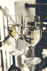 Two glasses of wine