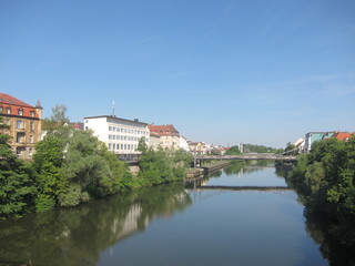 Fototapeta na wymiar Bamberg - an der Regnitz