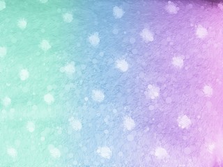 Pink and blue gradient and white polka dot abstract background illustration