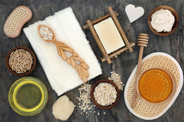 Natural ingredients and products for skincare and body health care.