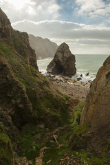 The cliffs of Cabo da Roca, Portugal. 