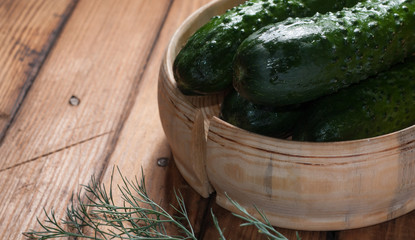 Cucumbers and dill,