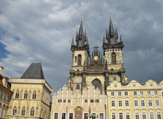 Fototapeta na wymiar Tyn Church, Prague
