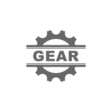 Gear logo design template vector