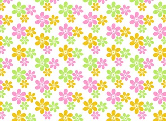 Flower spring background and wallpaper illustration vector