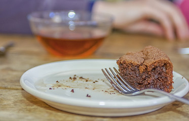 Delicious chocolate cake