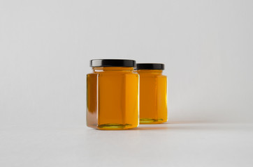 Honey Jar Mock-Up - Two Jars
