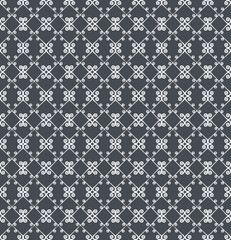 Ornamental seamless pattern. Gray and white colors.  Endless template for wallpaper, textile, wrapping, print, interior, floor, fabric. Abstract texture. Traditional ethnic ornament for  design.