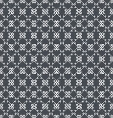 Ornamental seamless pattern. Gray and white colors.  Endless template for wallpaper, textile, wrapping, print, interior, floor, fabric. Abstract texture. Traditional ethnic ornament for  design.
