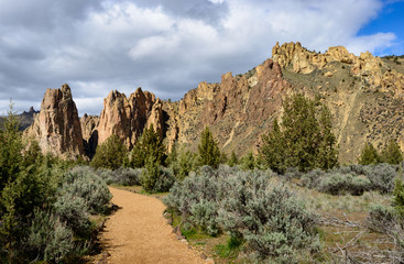 Rugged Landscape of Smith Rock State Park