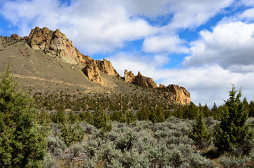 Rugged Landscape of Smith Rock State Park