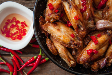 Deep fried chicken