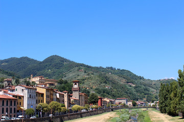city view of Pescia, Italy