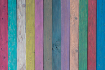 Color Barn Wooden Wall Planking Texture. Old Solid Wood Slats Rustic Shabby  Background. Faded Natural Wood Board Panel Structure.Vertical  wooden boards close-up