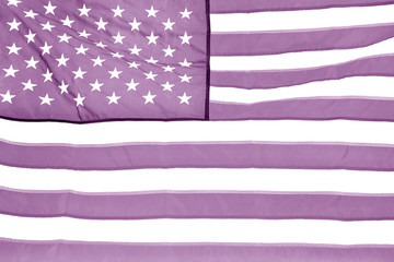 Fototapeta premium Bandiera Usa Lilla