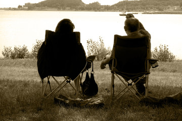 Relaxation at the lake, memories of old times
