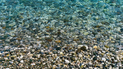 sea and stones. seacoast. background