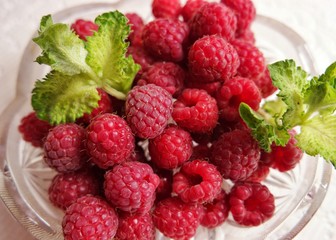 The first fragrant raspberry