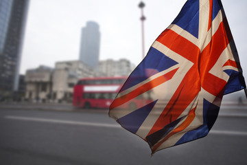 Brexit: UK flag and London