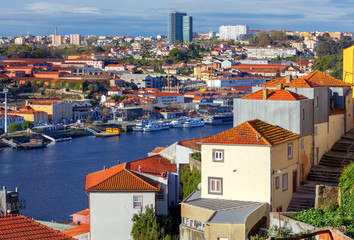 Porto. Aerial view of the city.