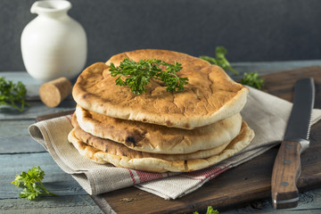 Homemade Organic White PIta Bread