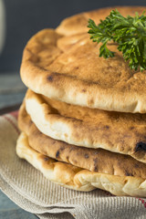 Homemade Organic White PIta Bread