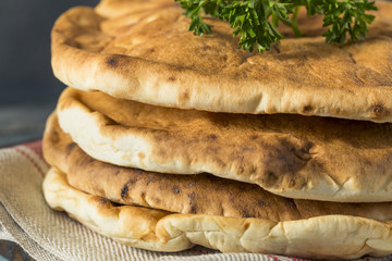 Homemade Organic White PIta Bread