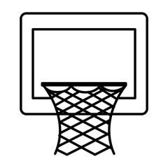Fototapeta na wymiar basketball basket isolated icon vector illustration design