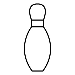 Fototapeta premium bowling pines isolated icon vector illustration design