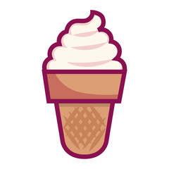 ice cream isolated icon vector illustration design