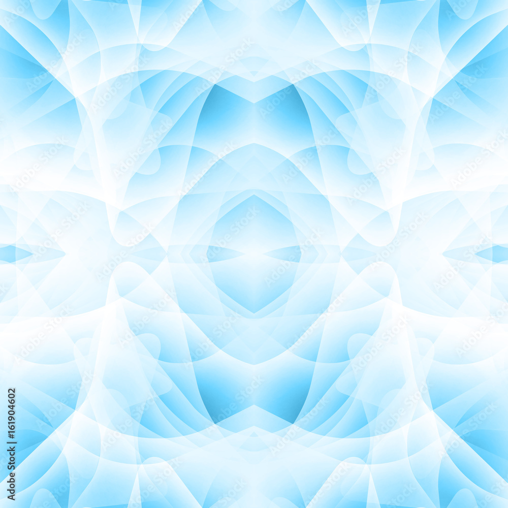 Aufkleber abstract background with many overlapping shapes. shades of blue.