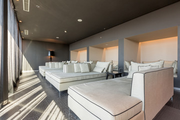 Modern luxury hotel lounge