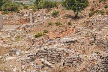 Ancient city at summer day
