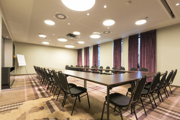 Interior of a modern luxury conference room