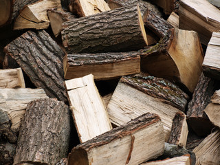 Chopped wood
