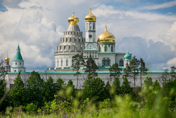 Fototapeta na wymiar New Jerusalem Monastery Russia Istra