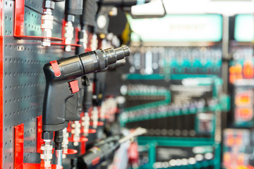 Professional pneumatic wrench, car repair shop