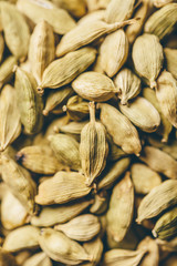 Green Cardamom Pods Backdrop.