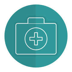 medical kit isolated icon vector illustration design