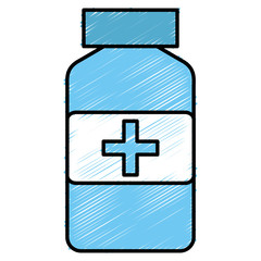Obraz premium drugs bottle isolated icon vector illustration design