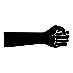 hand human fist icon vector illustration design