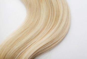 blond human hair