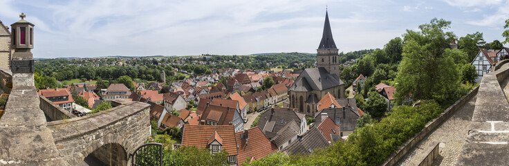 Fototapeta premium warburg germany high definition panorama