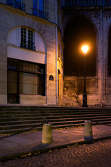 Paris Street Scene Early Morning